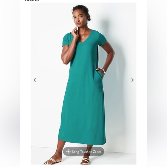 J. Jill Dresses Jjill Seamed Elliptical Knit Maxi Dress Poshmark